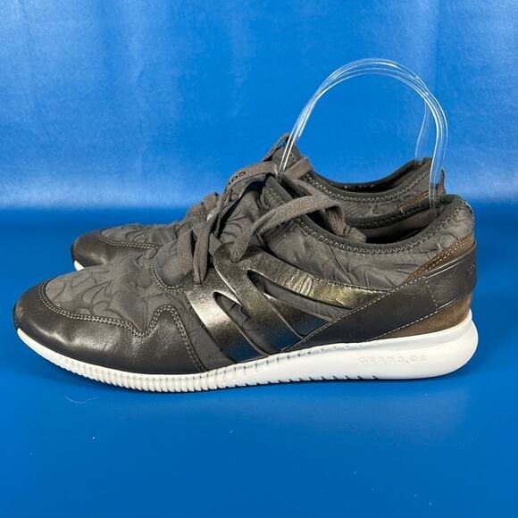 Cole Haan Studio 2.0 Grand OS Leather Shoes - Women's - Gray - 7 - Picture 1 of 8